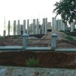 Adjacent to the Banda memorial is the unfinished Parliament Building