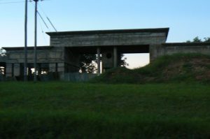 Adjacent to the Banda memorial is the unfinished Parliament Building