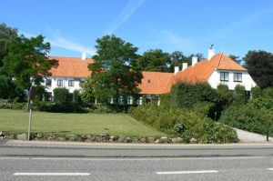 Exterior front view of the Karen Blixen Museum in Rungsted.