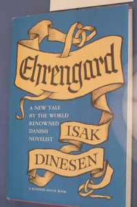 Ehrengard was one of her most famous books. it was