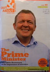 The Prime Minister Lars Rasmussen on the cover of the