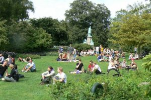 Orsteds Park is a popular summer spot for many in