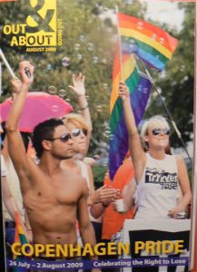 Gay Pride issue of Out & About magazine.