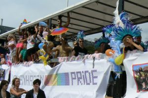 Official float of Copenhagen Pride.