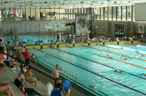 Interior of the Aqua Center.