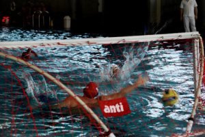 Water polo action.