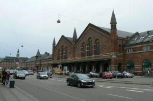 Central train station; trains leave precisely on time.