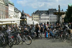 The bicycle culture is alive and well in Denmark.