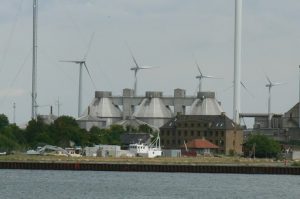 Denmark is very advanced in employing wind power.