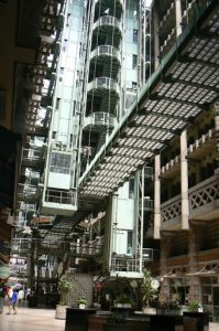 Interior of Eastgate mall in down town Harare