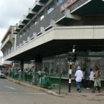 Harare: downtown business district on a Sunday morning