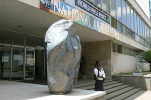 Harare: downtown business district - National Art Gallery