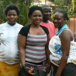 Friendly domestic staff at an upscale house in Harare. Babies