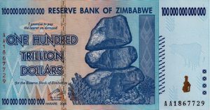 Zimbabwe's currency lost value since 2000 due to hyper-inflation so