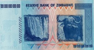 Zimbabwe's currency lost value since 2000 due to hyper-inflation so
