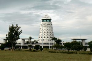 Harare futuristic airport tower belies a meager old airport with