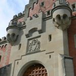 Detail of Castle Neuschwanstein in Bavaria