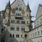 Detail of Castle Neuschwanstein in Bavaria