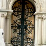 Door detail of Castle Neuschwanstein in Bavaria