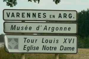 Argonne-Meuse Region: Entering Village of Varennes