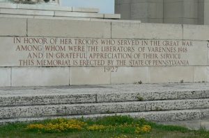 Argonne-Meuse Region: Varennes American World War I Monument