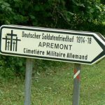 Argonne-Meuse Region: Apremont German World War I Cemetery, one of