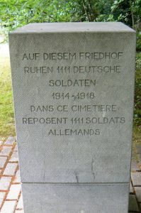 Argonne-Meuse Region: Apremont German World War I Cemetery, 1111 graves