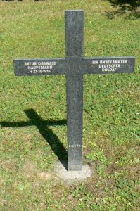 Argonne-Meuse Region: Apremont German World War I Cemetery; 1 marker