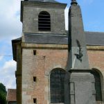 Argonne-Meuse Region: Chatel Chehery Church and War Memorial