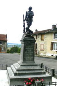Argonne-Meuse Region: Cornay Village memorial to World War 1