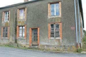Argonne-Meuse Region: Fleville Village derelict house