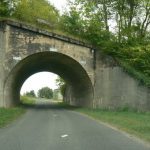 Argonne-Meuse Region: Fleville Village, old railway crossing