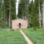 Meuse-Argonne Region: Entrance to the German cemetery near Romagne-sous-Montfaucon.