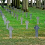 Meuse-Argonne Region: German cemetery near Romagne-sous-Montfaucon. Many graves are from