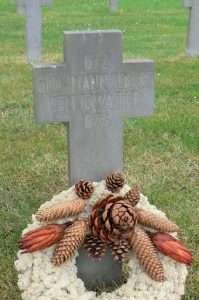 Meuse-Argonne Region: German cemetery near Romagne-sous-Montfaucon. Many graves are from