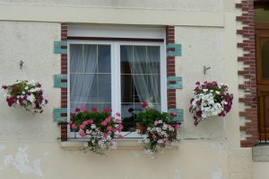 Romagne-sous-Montfaucon house with window flowers