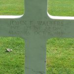 Meuse-Argonne American Cemetery: Inscribed grave marker with the same Division