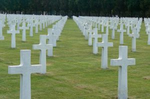 Meuse-Argonne American Cemetery was started in 1918 before the end