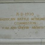 Foundation stone at the chapel