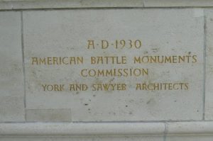 Foundation stone at the chapel