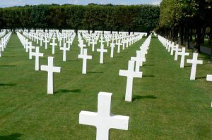 Meuse-Argonne American Cemetery in the village of Romagne-sous-Montfaucon. There are