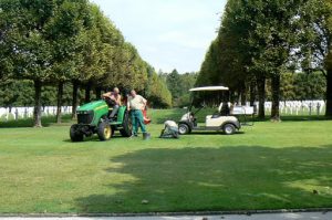 Meuse-American Cemetery--there are 17 full time groundskeepers