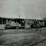 Meuse-Argonne Region: vintage photo of coffins from the Meuse-Argonne American