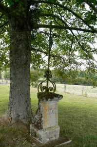 Old grave marker in the St George cemetery