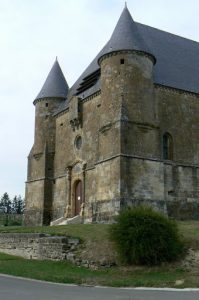 Restored facade of the church