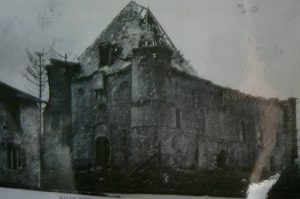 Exterior of the church in 1918