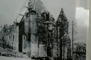 Exterior of the church in 1918