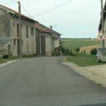 St Juvin's buildings are simple; houses and barns are mixed