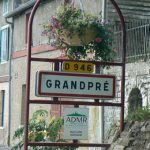 Grandpre is a pretty little town with restored houses and