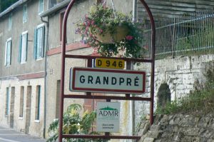 Grandpre is a pretty little town with restored houses and